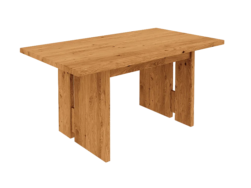 VIGO - Esstisch  100x160 aus Wildeiche, naturgeölt
