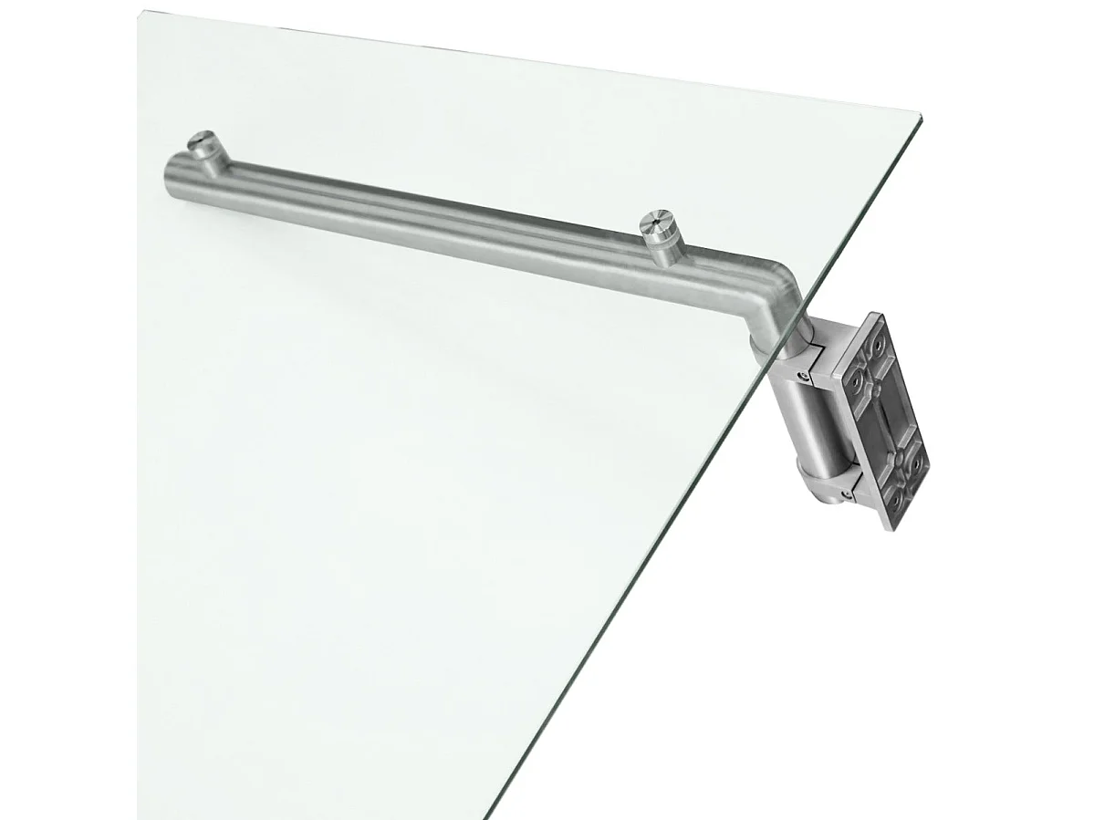 Canopé en Verre 120 cm x 80 cm avec Support