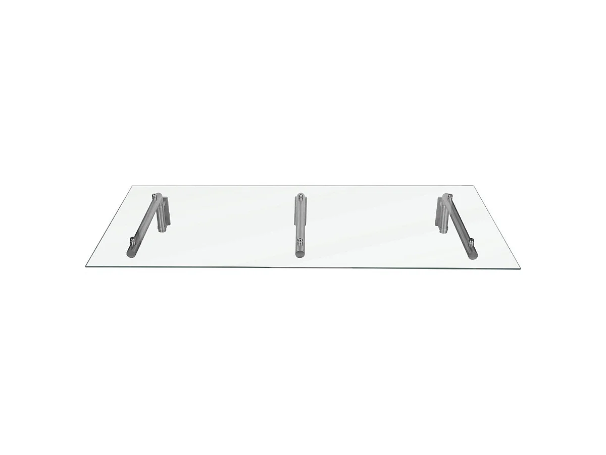 Canopé en Verre 120 cm x 80 cm avec Support