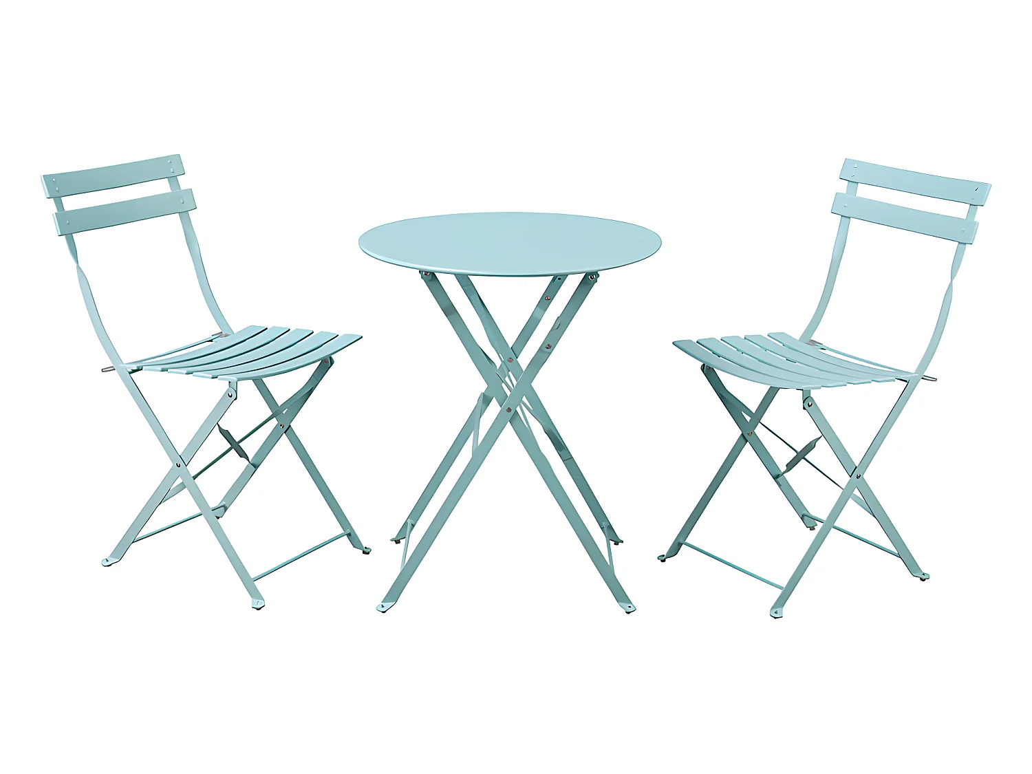 Estosa - Ensemble d'extérieur avec table et chaises pliantes avio Teresa