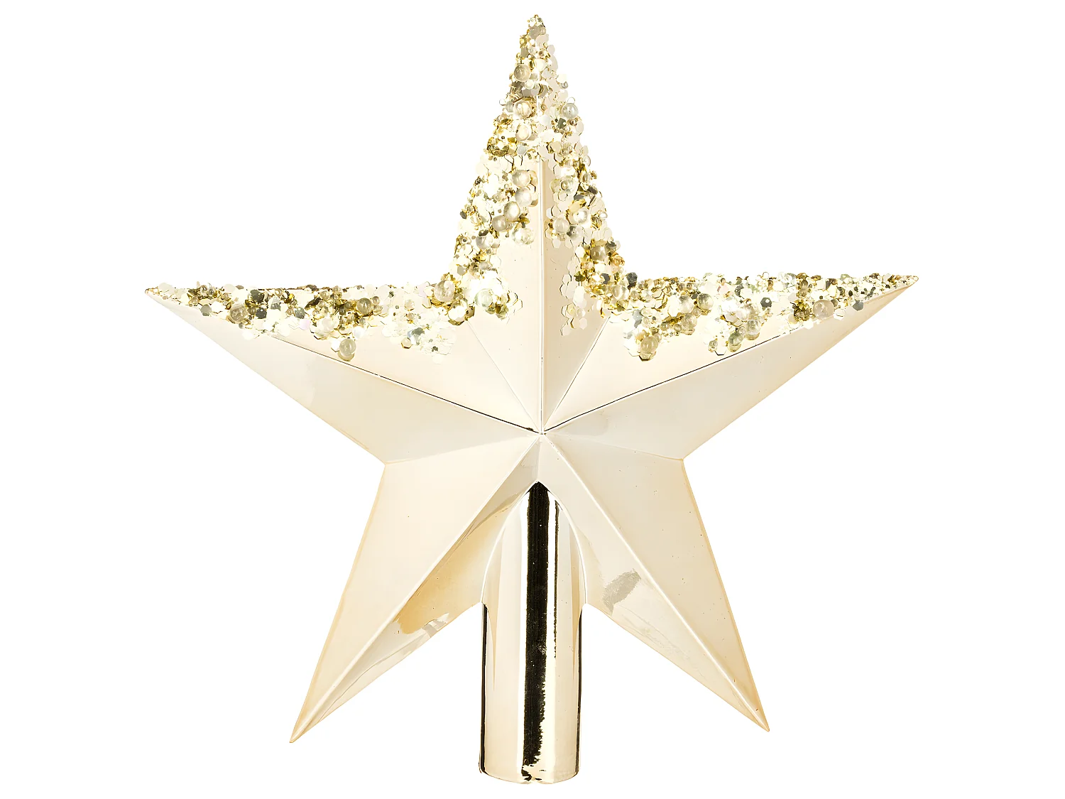 Cimier Étoile Gouttes "Colorama" 22cm Or