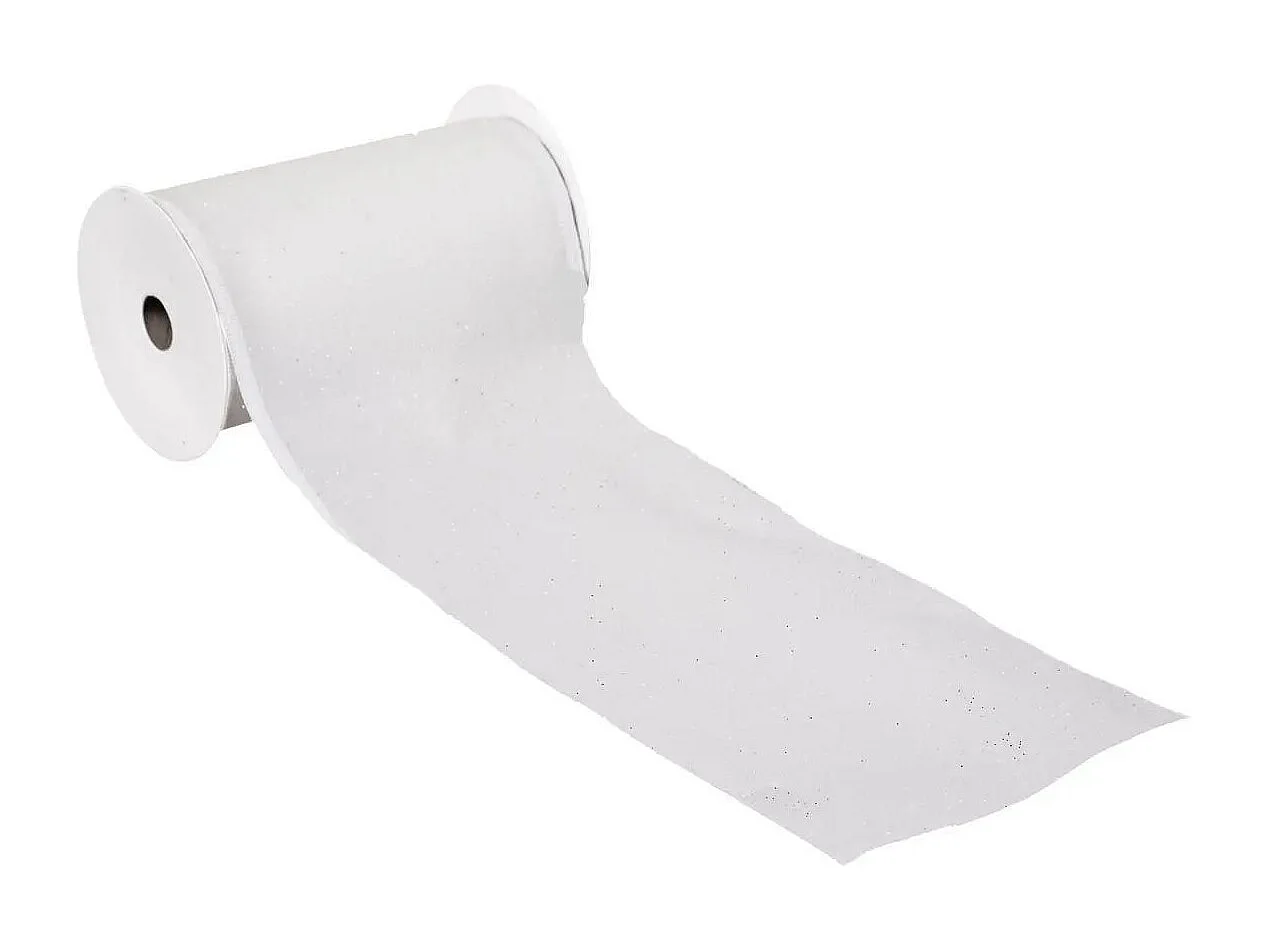 Guirlande de Noël "Ruban" 12x500cm Blanc