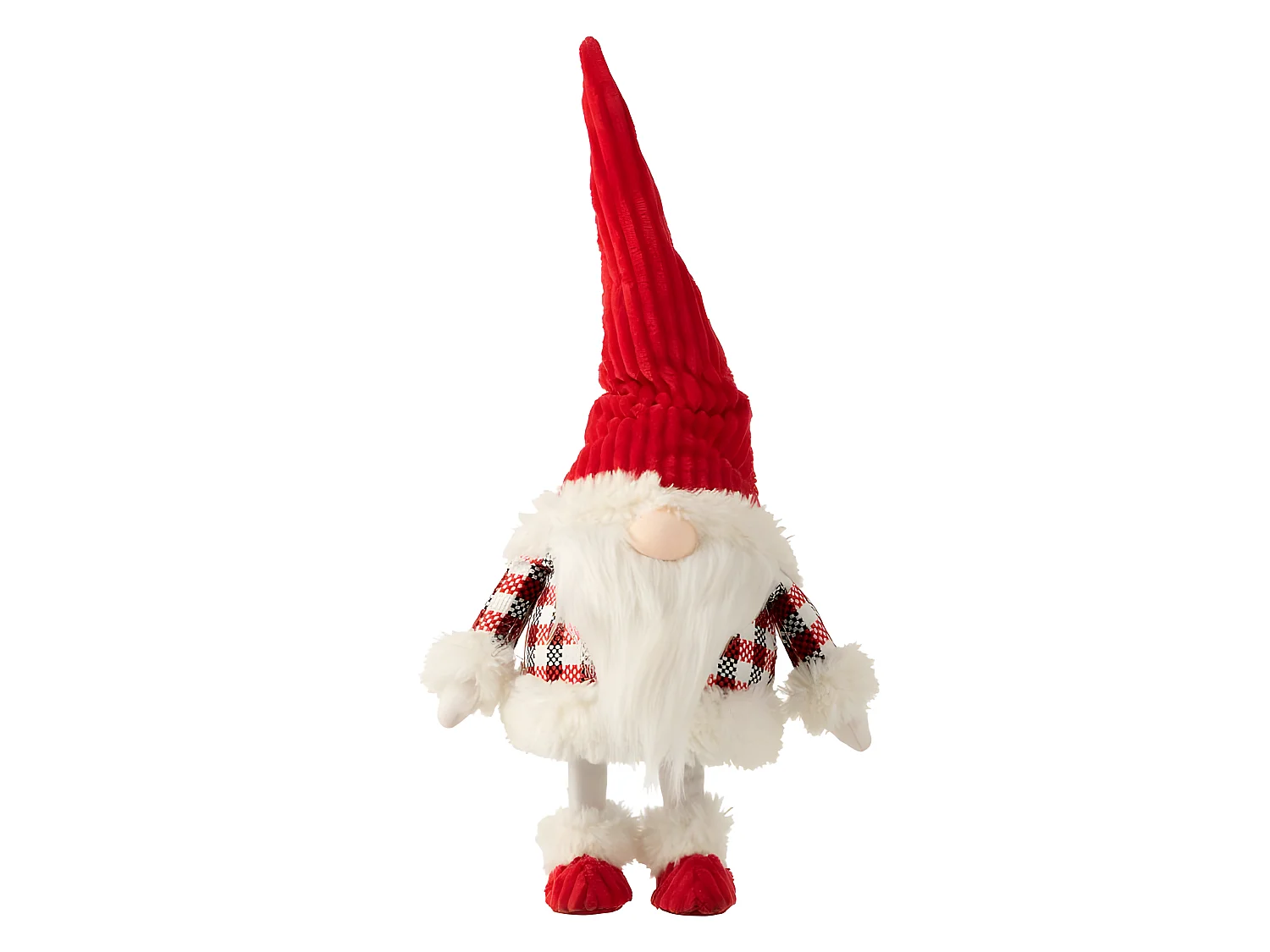 Statuette Déco "Père Noël qui Bouge" 48cm Rouge