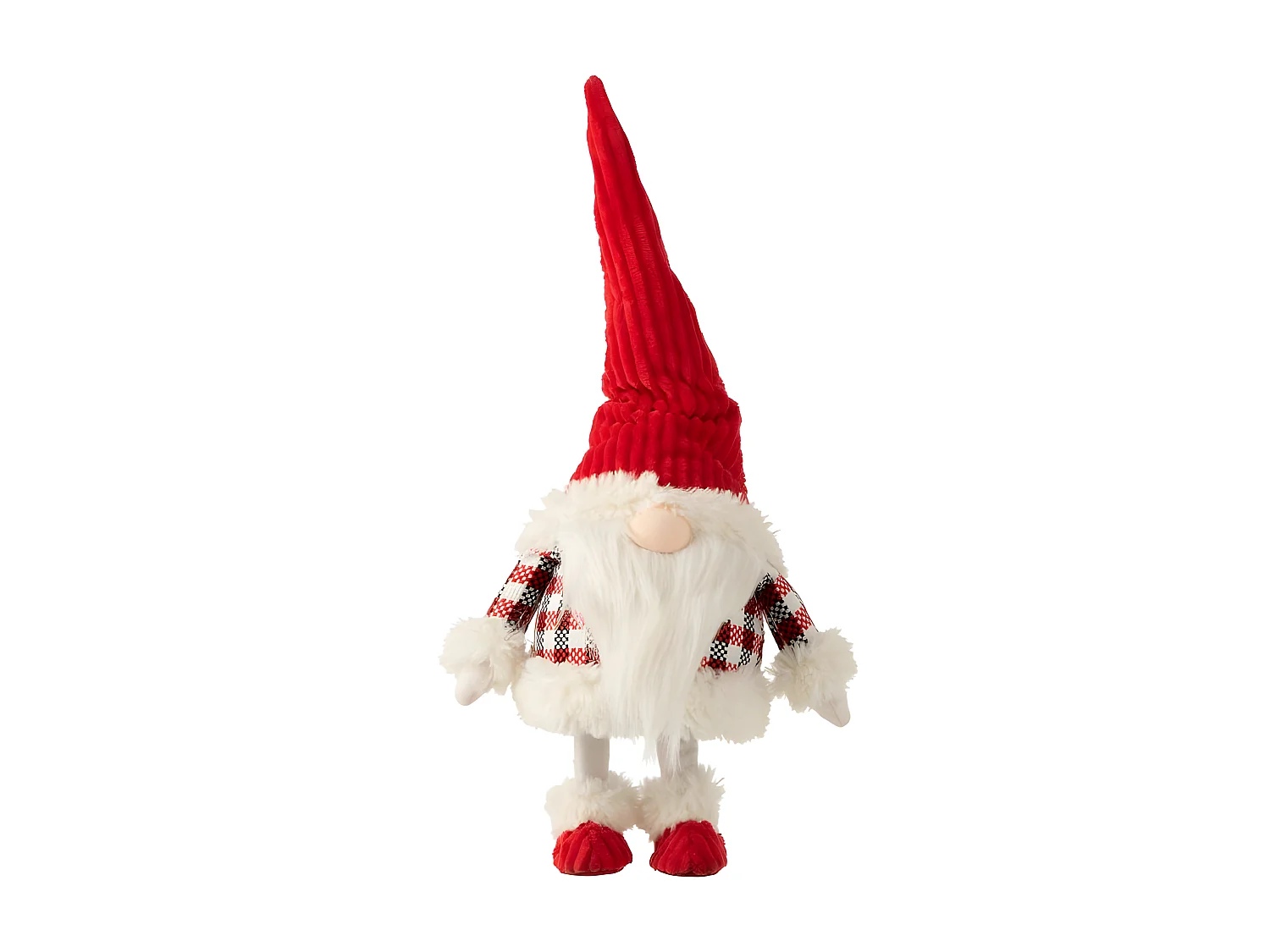 Statuette Déco "Père Noël qui Bouge" 48cm Rouge
