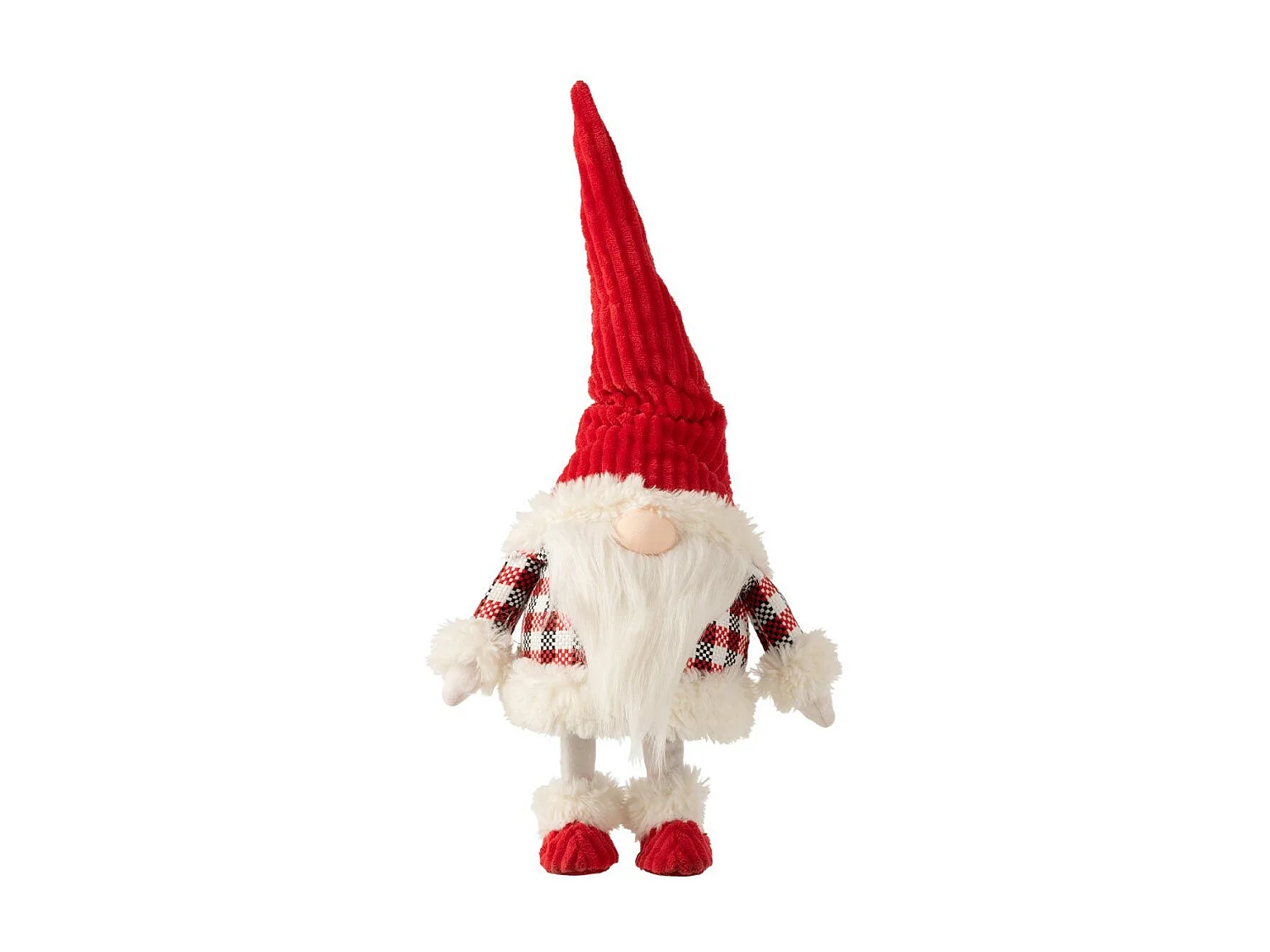 Statuette Déco "Père Noël qui Bouge" 48cm Rouge