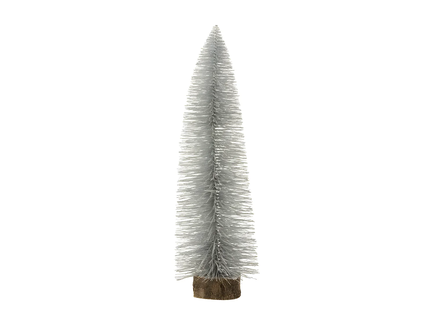 Sapin de Noël à Poser "Paillettes" 61cm Argent
