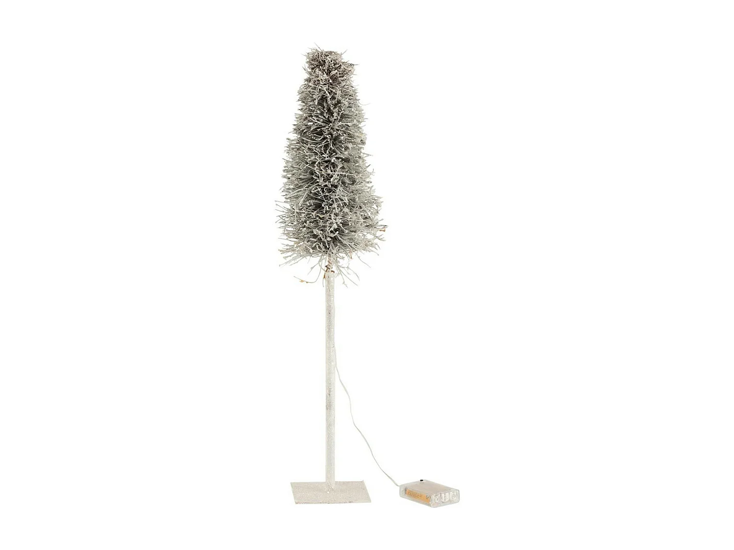 Statuette Déco Led "Arbre de Noël" 58cm Blanc