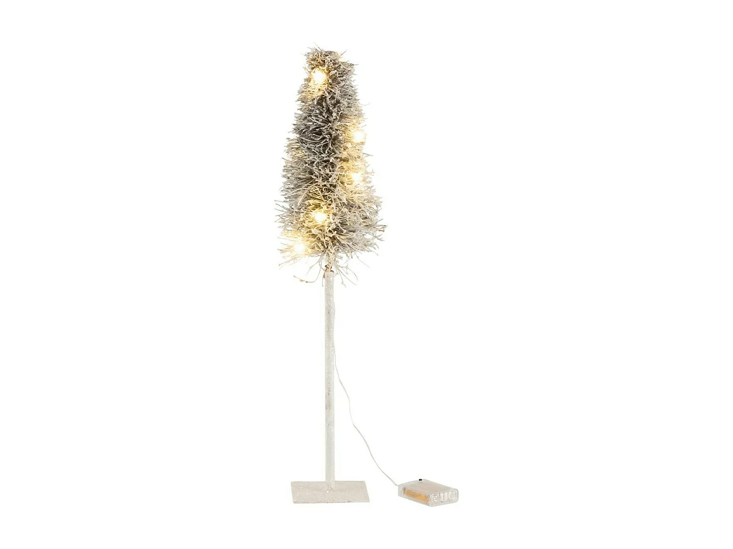 Statuette Déco Led "Arbre de Noël" 58cm Blanc
