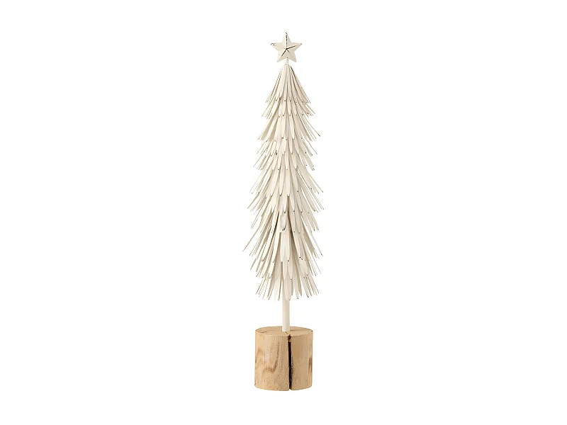 Sapin de Noël à Poser "Sur Pied" 49cm Blanc