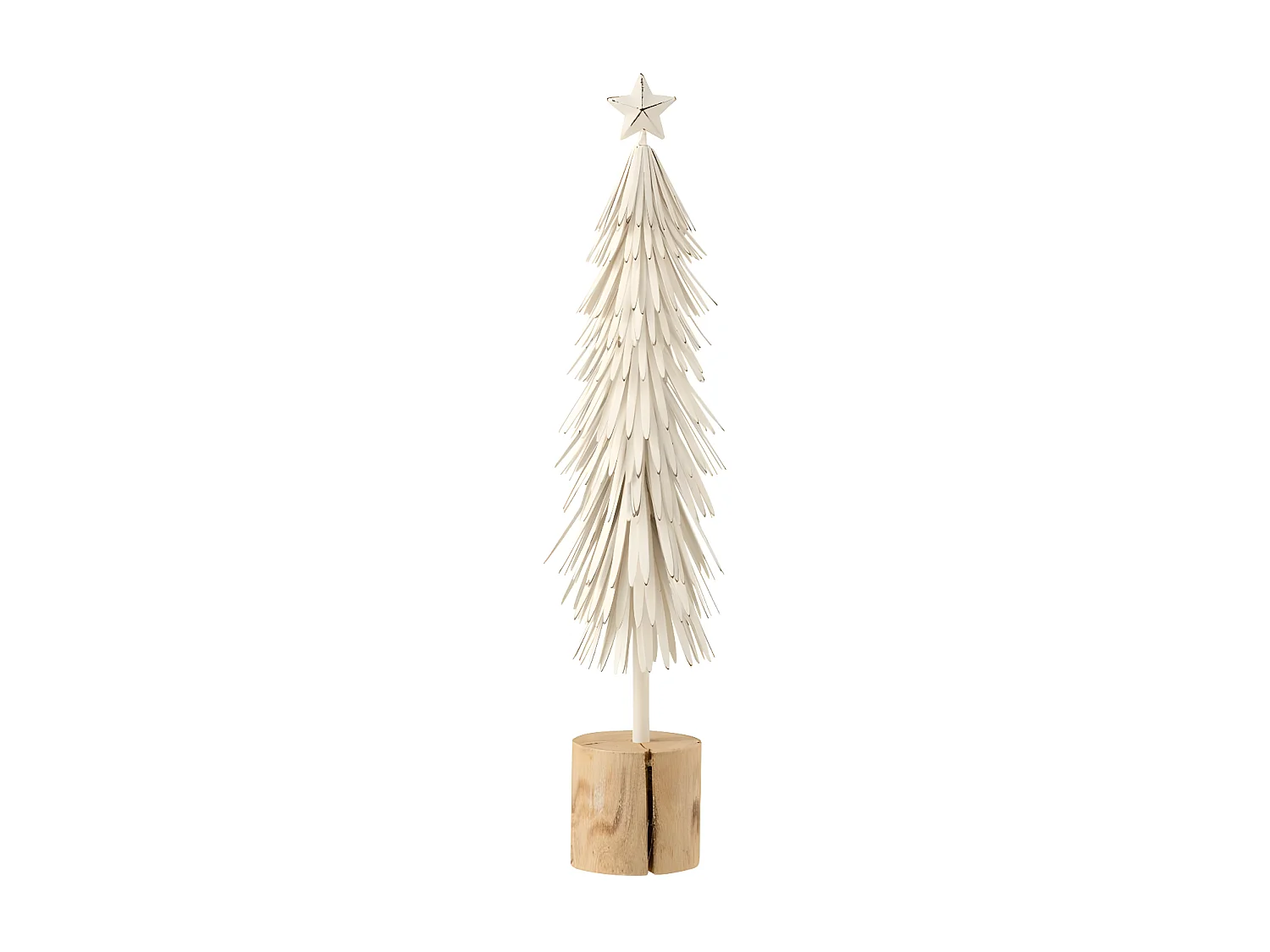 Sapin de Noël à Poser "Sur Pied" 49cm Blanc