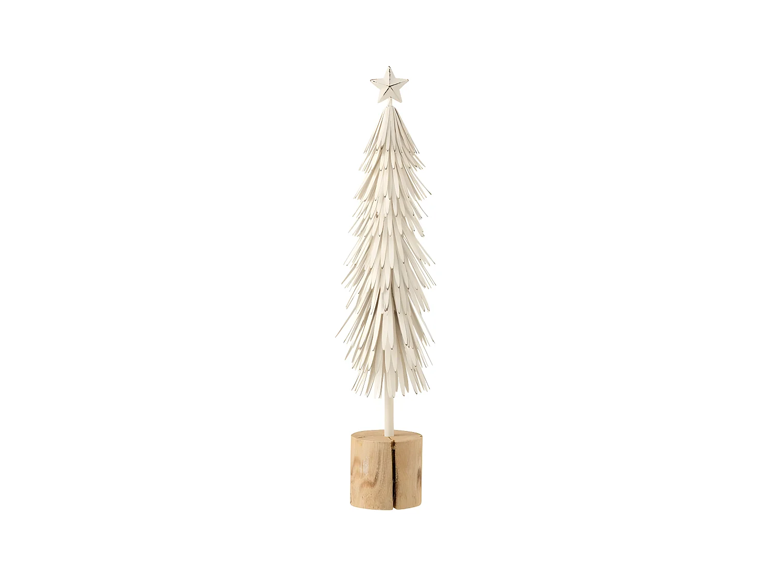 Sapin de Noël à Poser "Sur Pied" 49cm Blanc