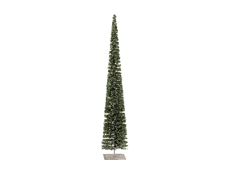 Statuette Déco "Arbre Neige" 80cm Vert