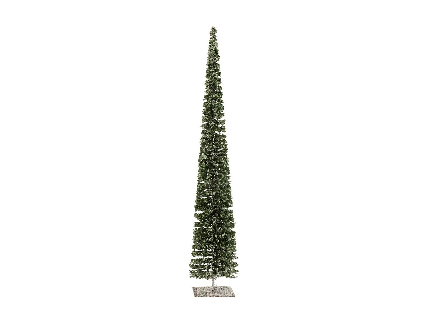 Statuette Déco "Arbre Neige" 80cm Vert