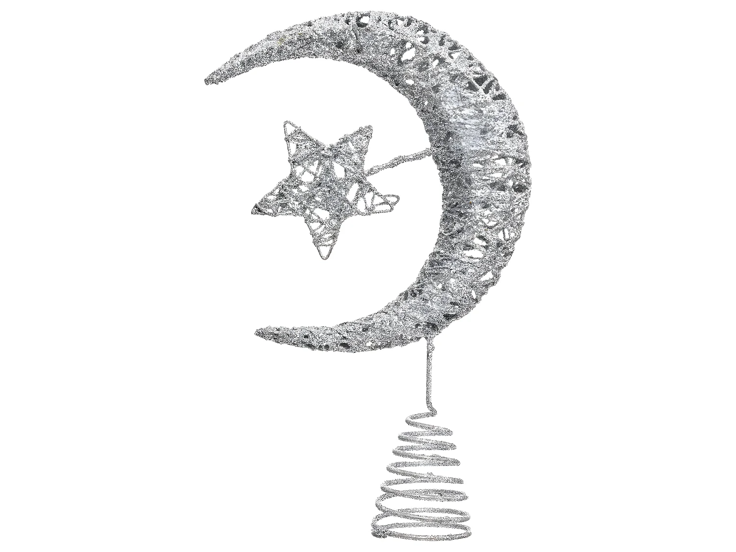 Cimier Lune "Randonnée des Cimes" 25cm Argent