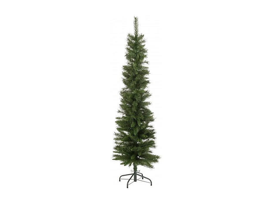Árbol de Navidad de plástico verde de 180 cm de altura