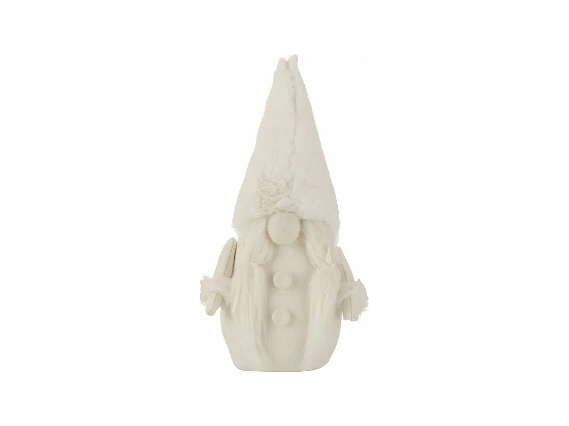 Statuette Déco "Père Noël" 27cm Beige