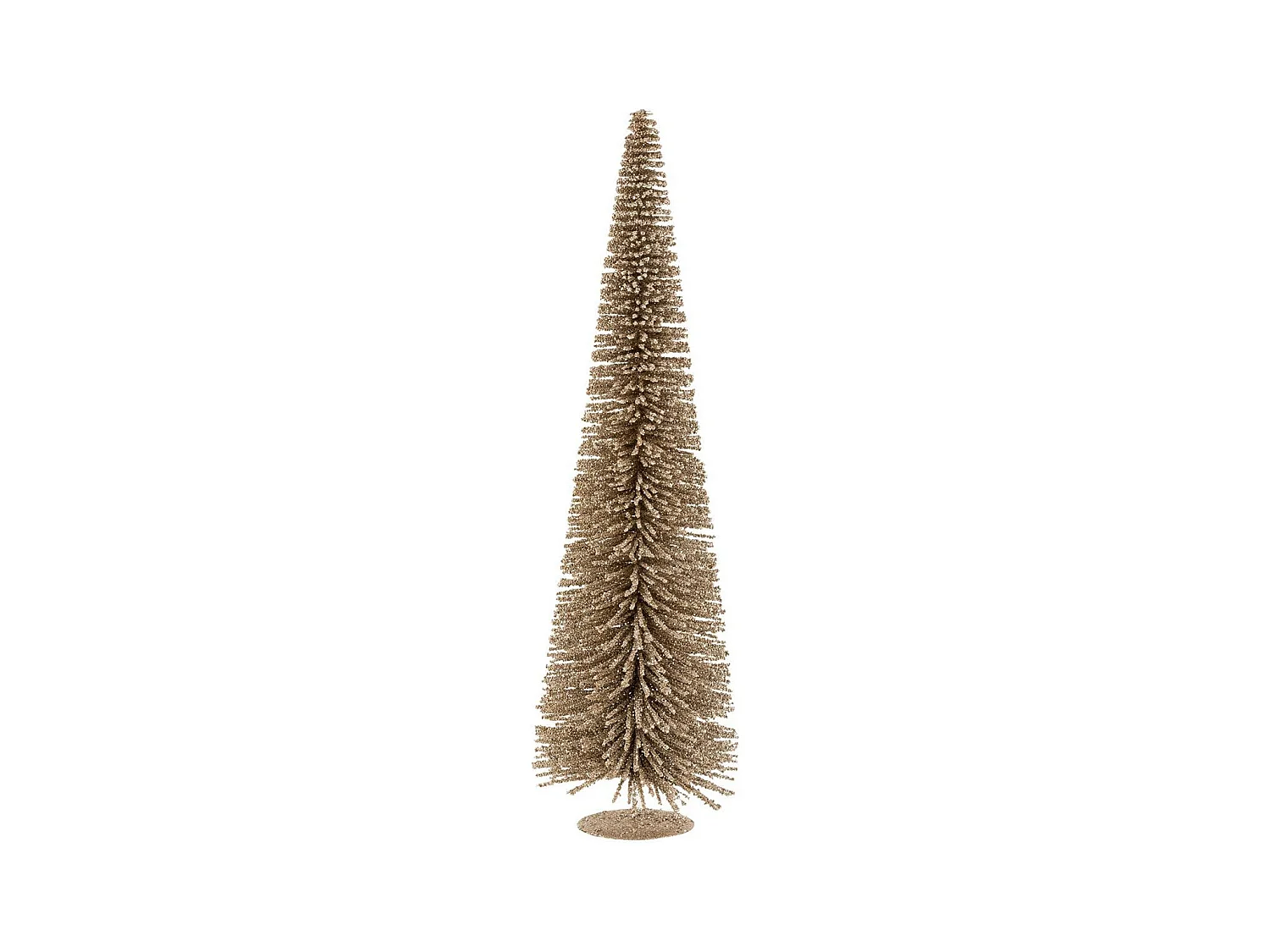 Arbre Décoratif Paillettes "Noël" 120cm Champagne