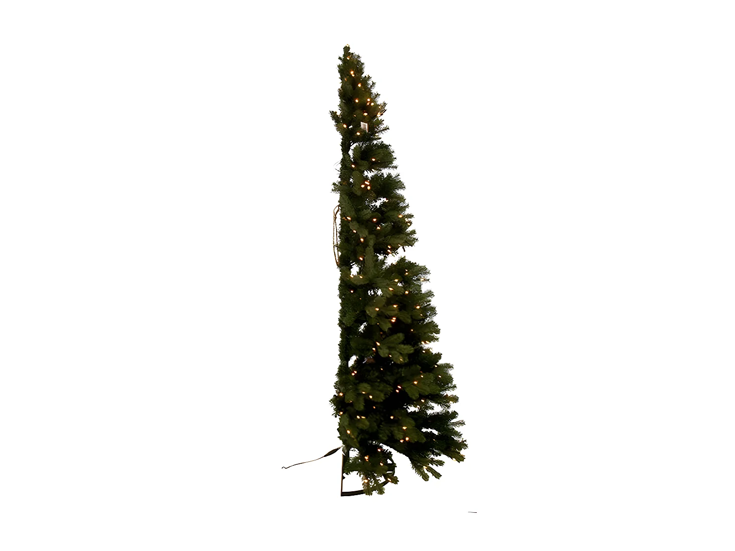 Sapin de Noël à Led "Demi Mural" 225cm Vert