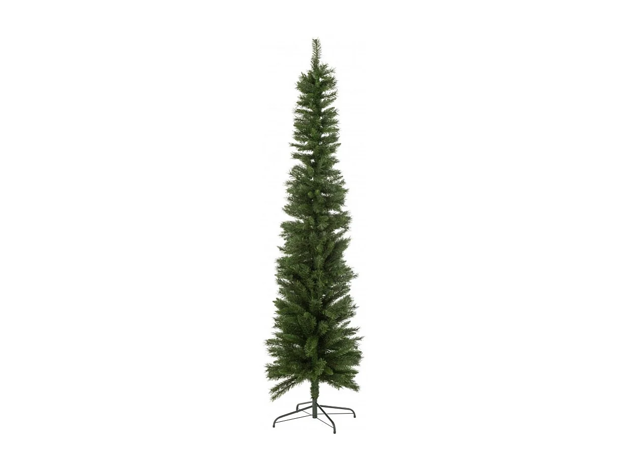 Árbol de Navidad artificial de plástico verde 46.5x46.5x240 cm
