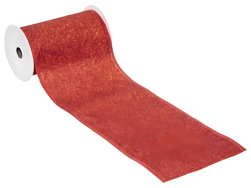 Guirlande de Noël "Ruban" 12x500cm Rouge