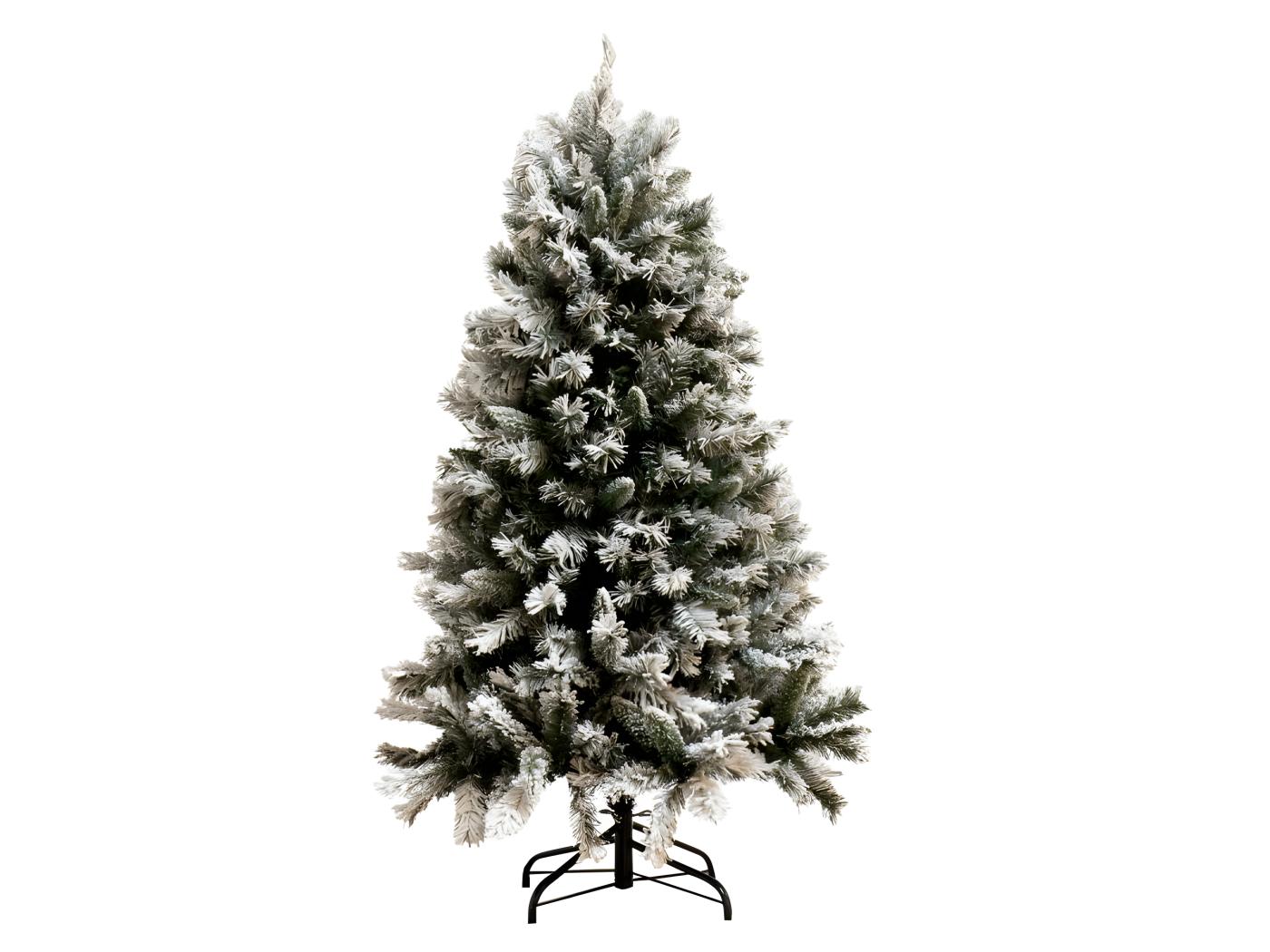 Sapin de Noël Déco "Enneigé" 154cm Vert