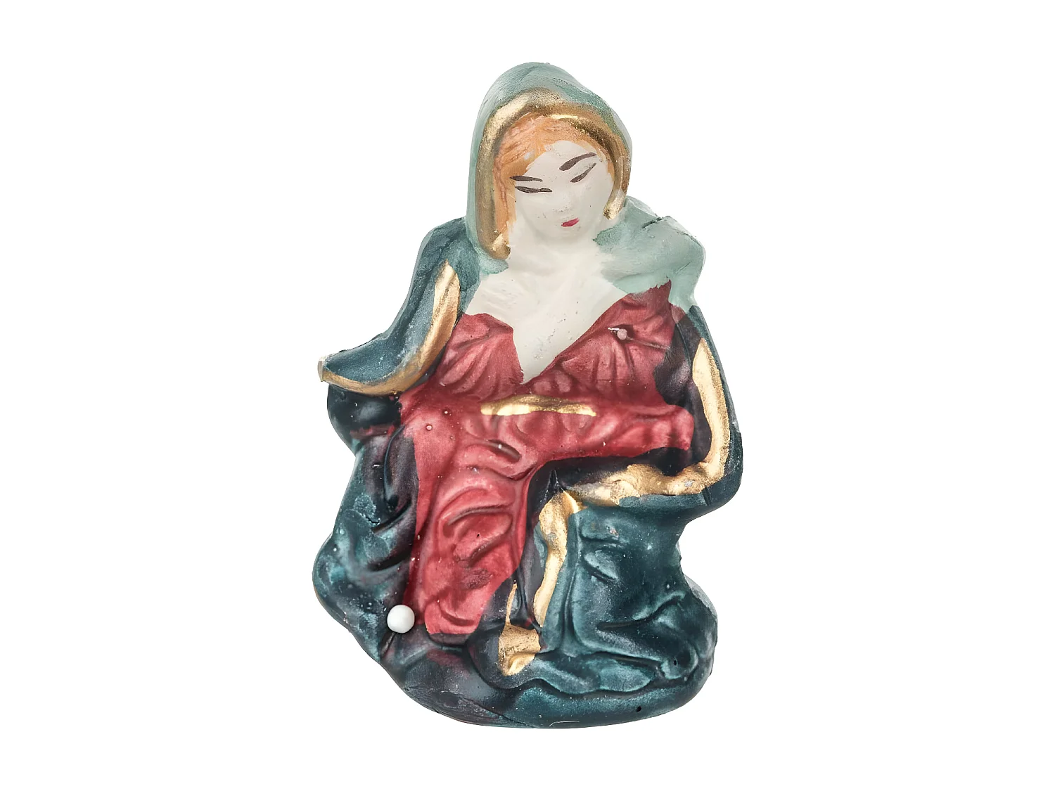 Lot de 11 Santons "Crèche" 9cm Multicolore