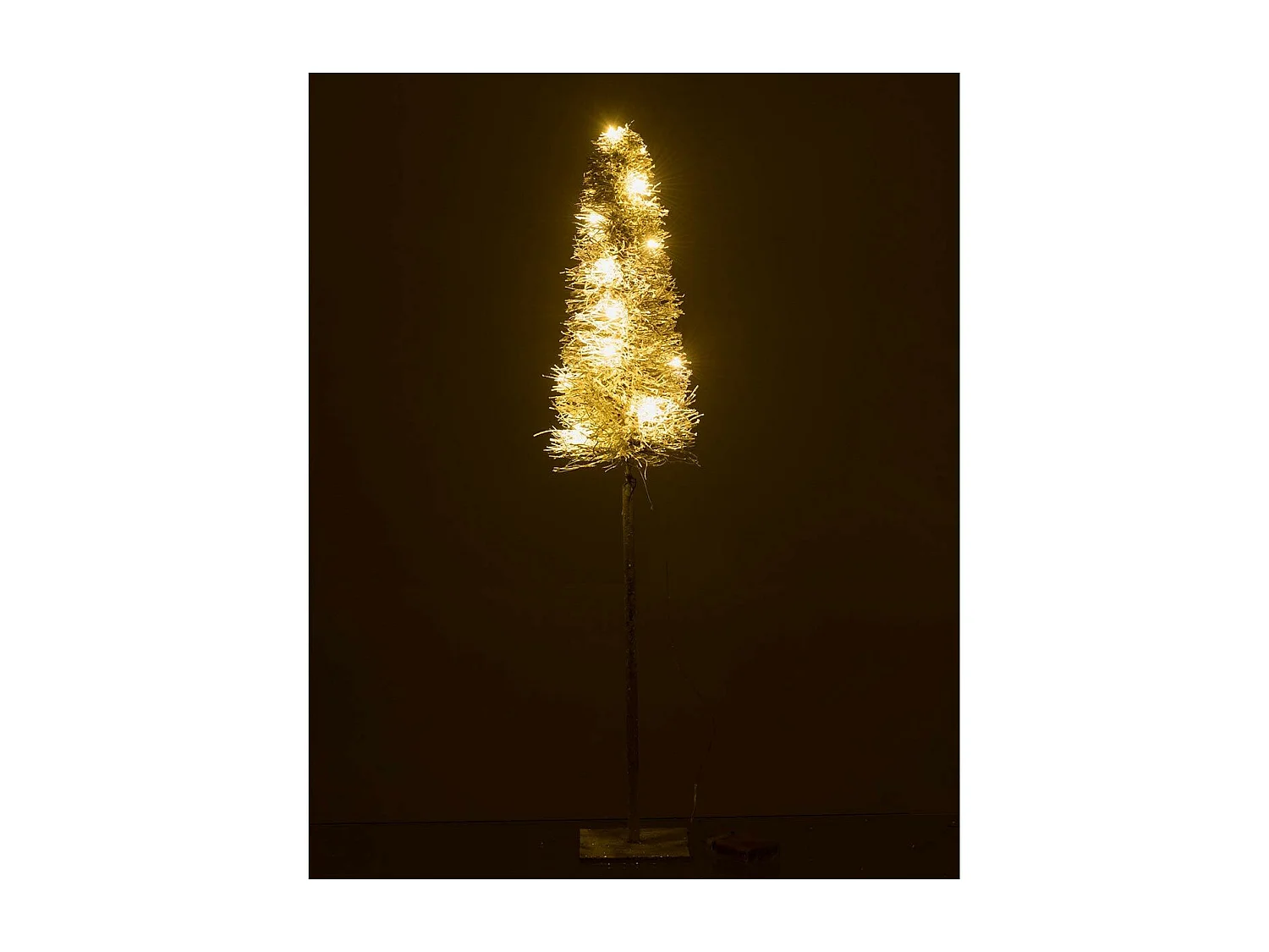 Statuette Déco Led "Arbre de Noël" 79cm Blanc