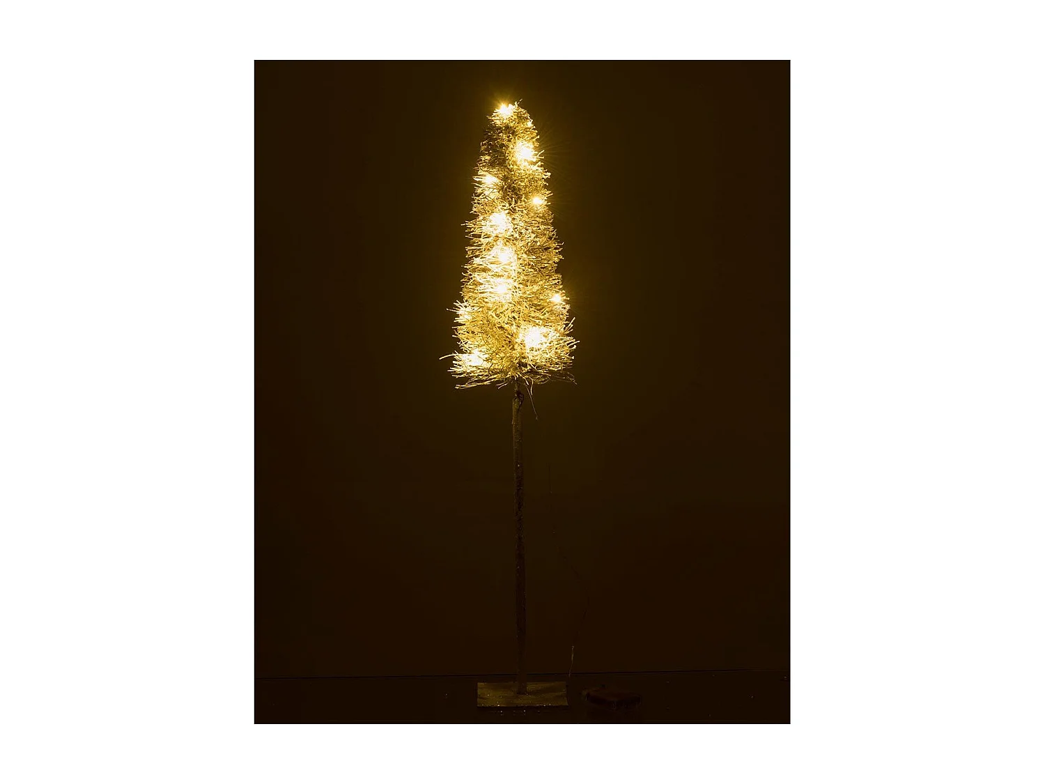 Statuette Déco Led "Arbre de Noël" 79cm Blanc
