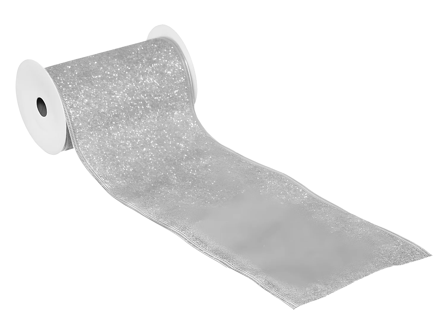 Guirlande de Noël "Ruban" 12x500cm Argent