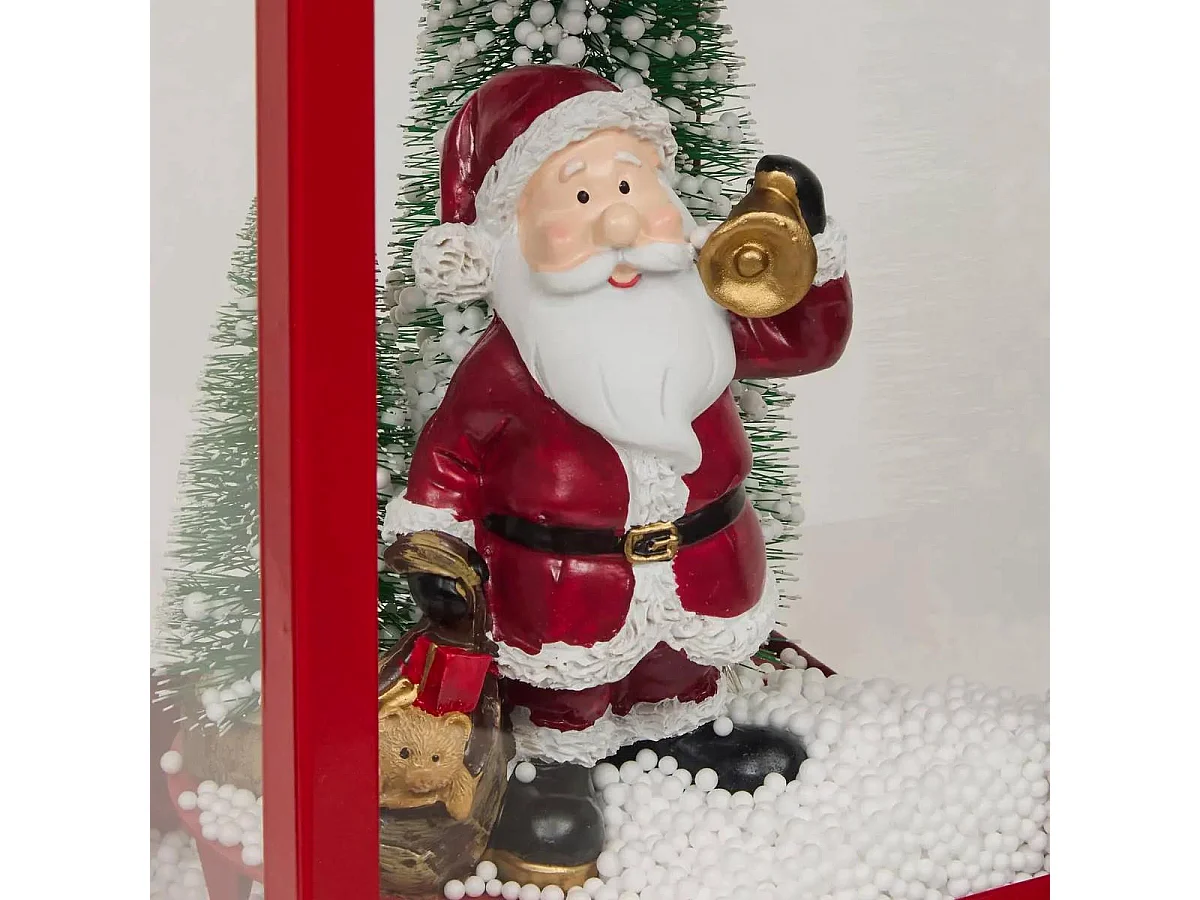 Décoration Lumineuse "Lanterne" 38cm Rouge