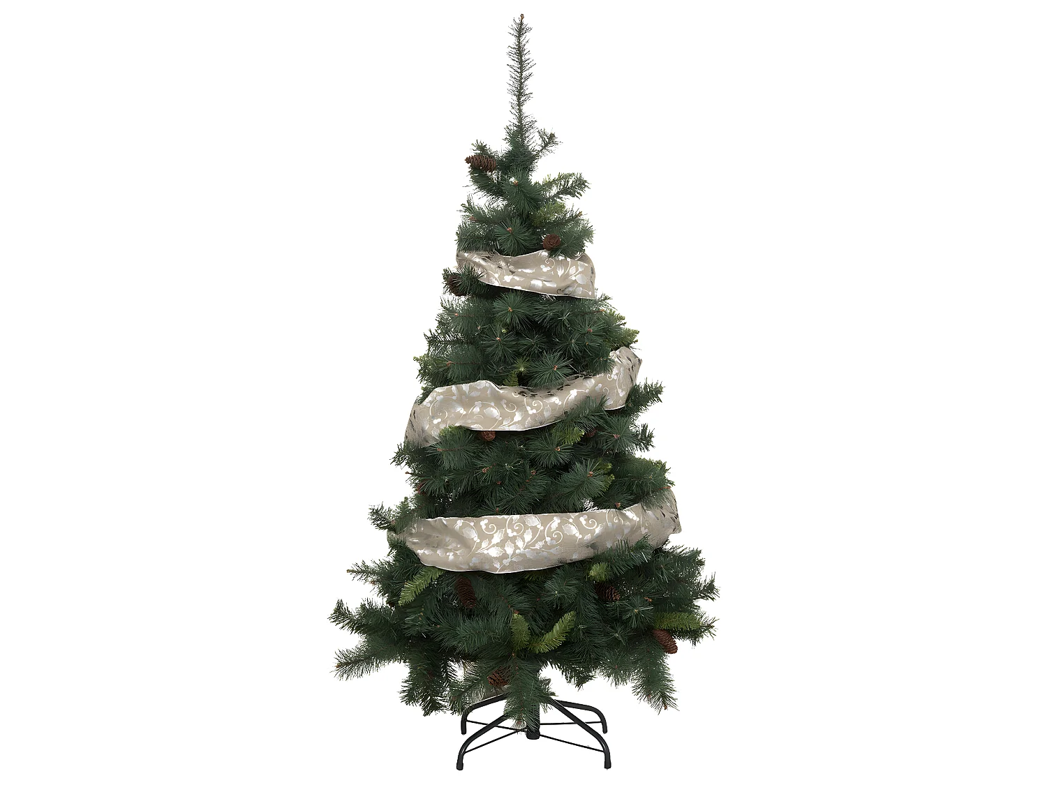 Guirlande de Noël "Manoir d'Hiver" 12x500cm Beige