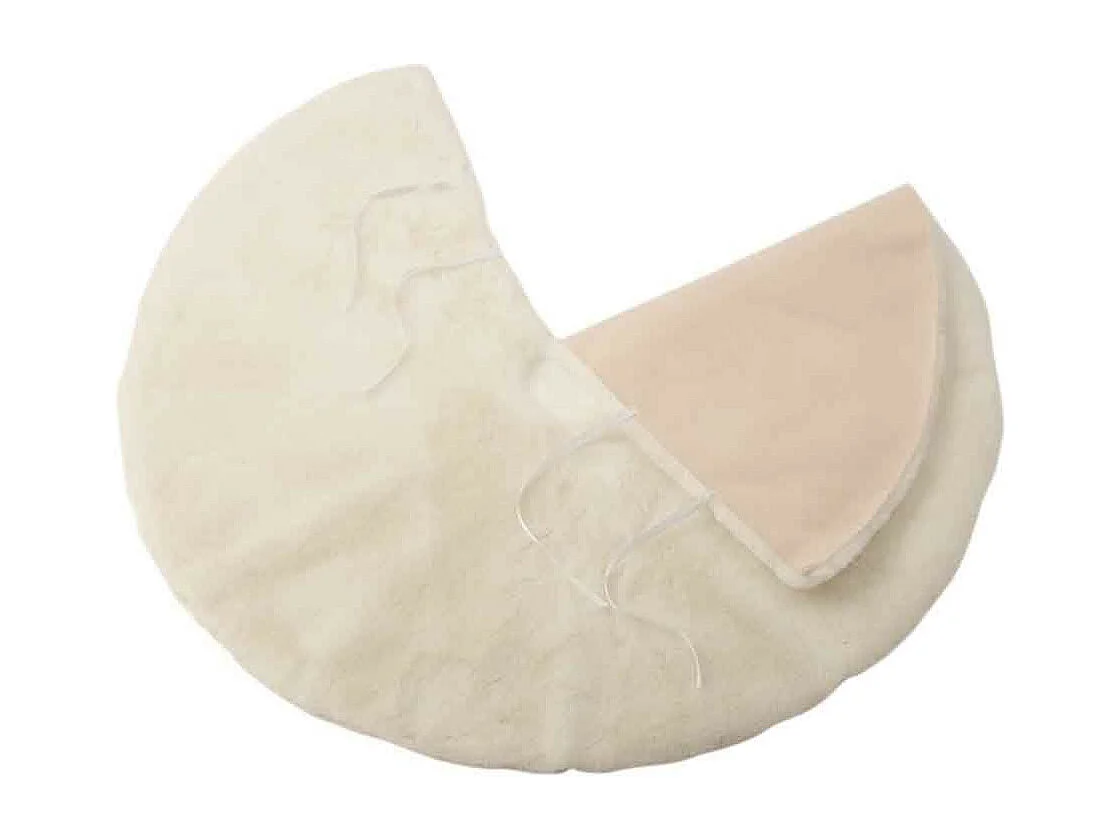 Cache-Pied pour Sapin "Rond" 90cm Blanc