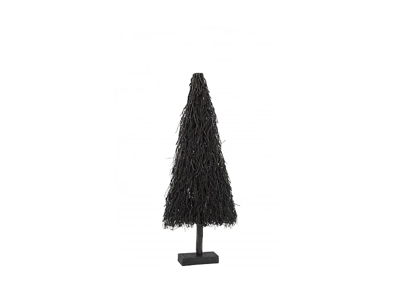 Sapin de Noël en Bois "Branches" 118cm Noir