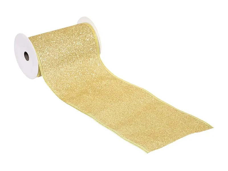 Guirlande de Noël "Ruban" 12x500cm Or