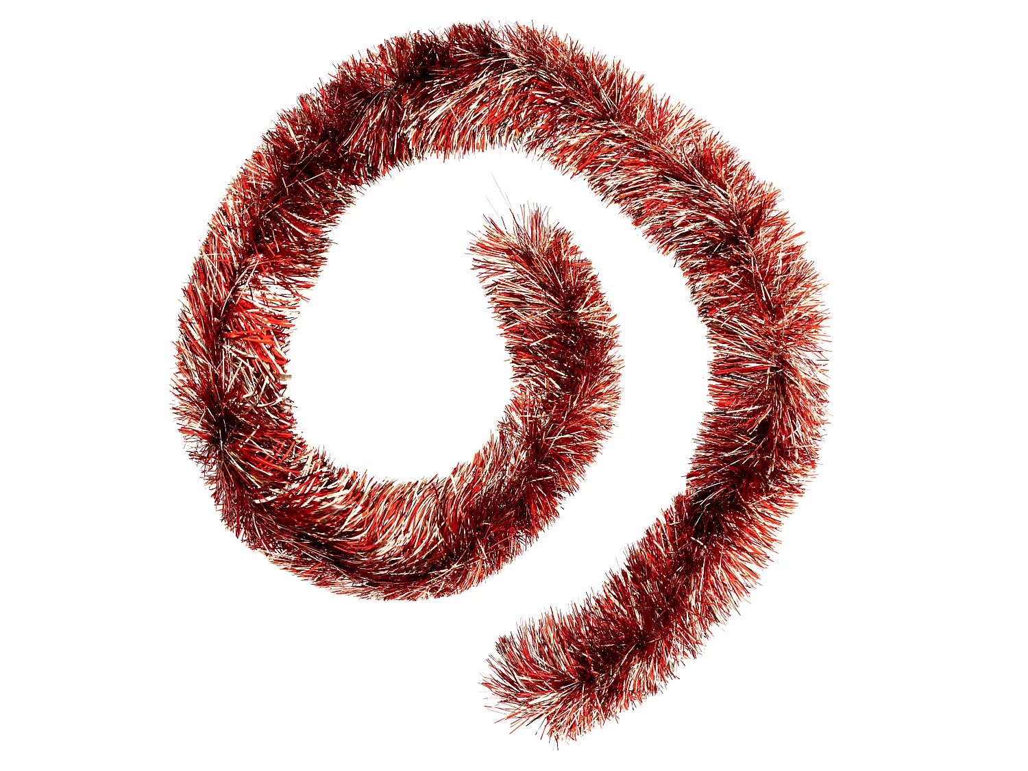 Guirlande de Noël "Maison" 200cm Rouge & Or