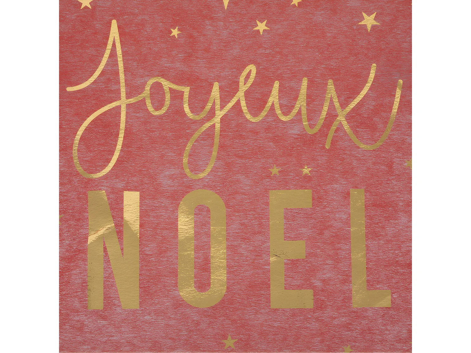 Chemin de Table Noël "La Maison" 28x500cm Rouge