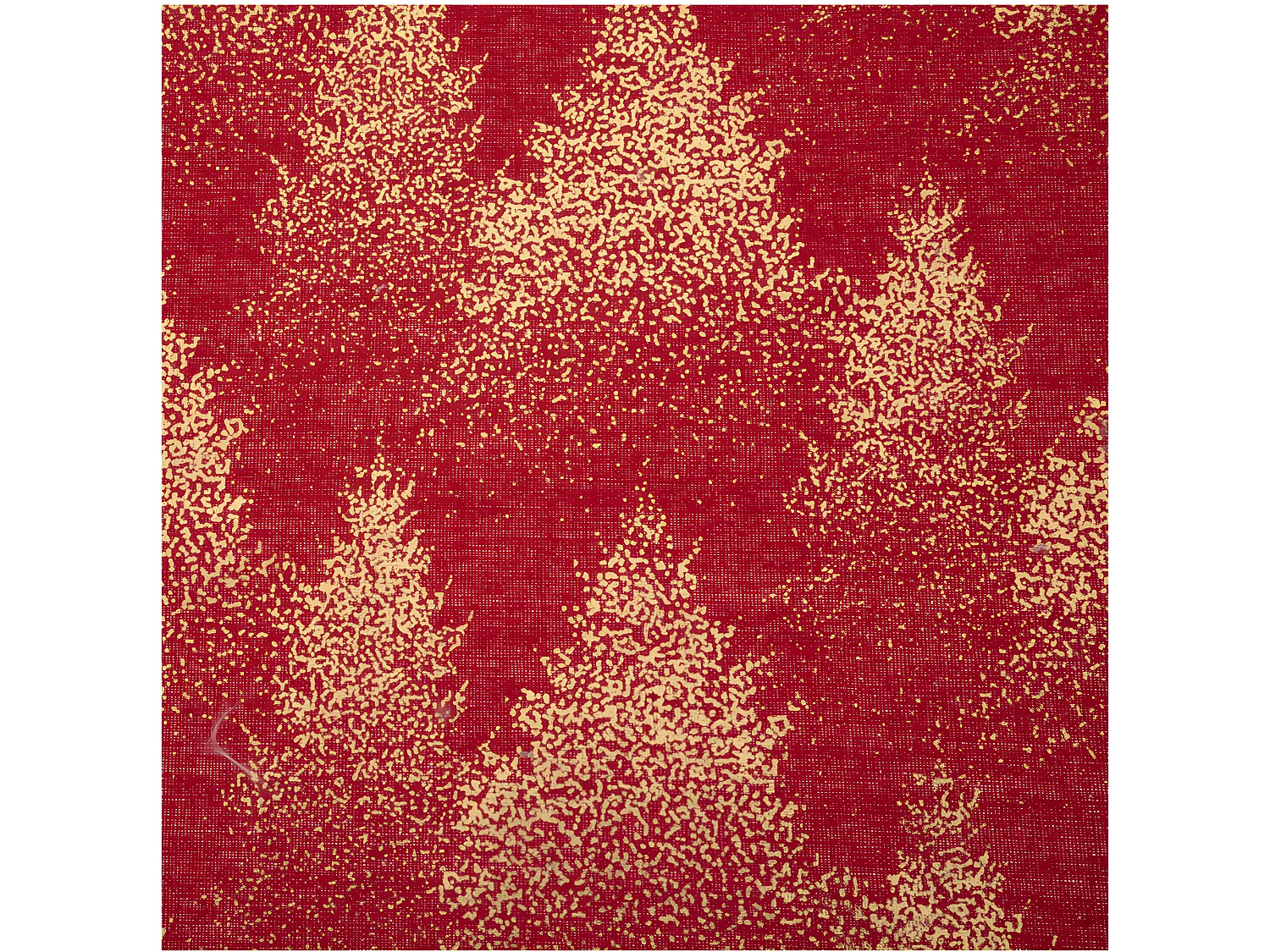 Chemin de Table "Sapin Paillettes" 28x300cm Rouge