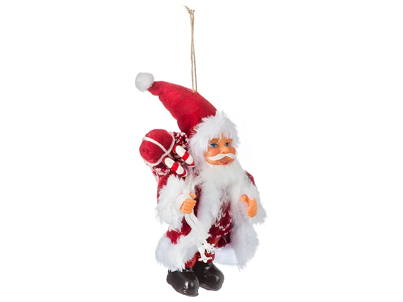 Sujet de Noël Santa Scandi "Soir" 13cm Rouge