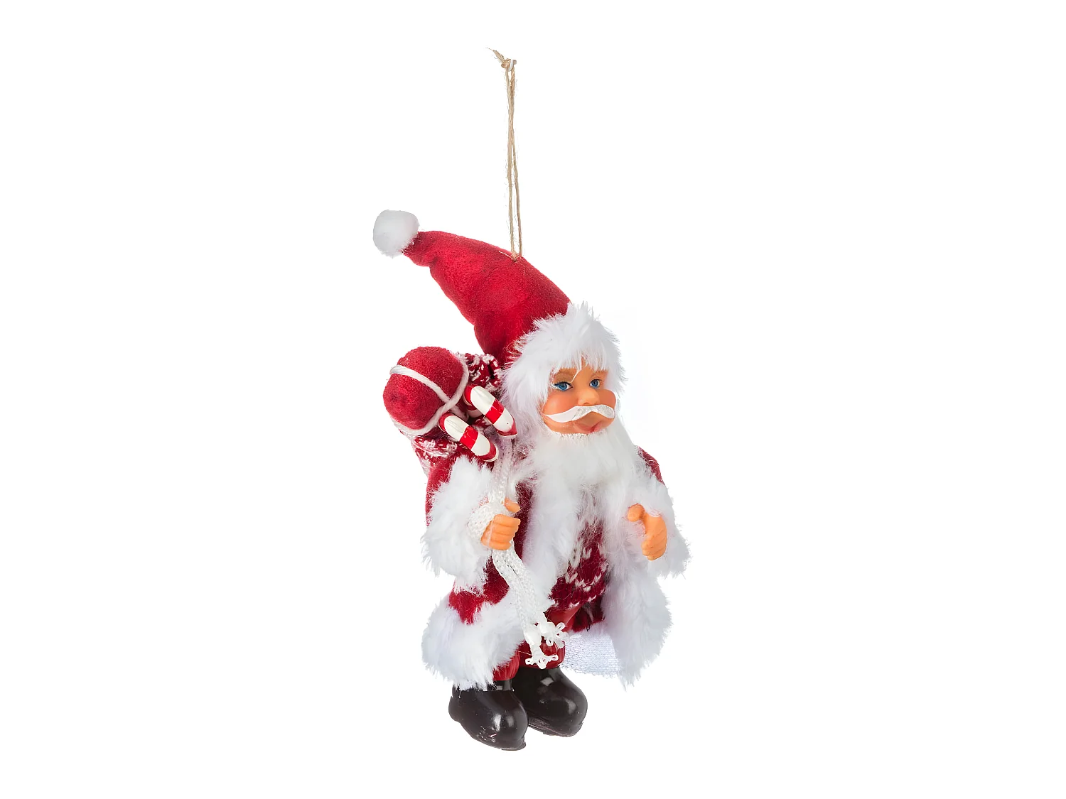 Sujet de Noël Santa Scandi "Soir" 13cm Rouge