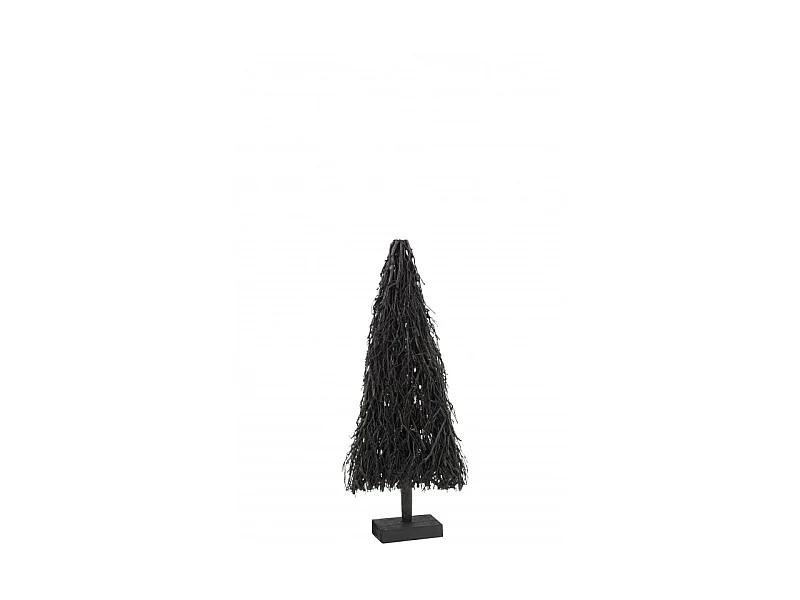 Sapin de Noël en Bois à Poser "Branches" 90cm Noir