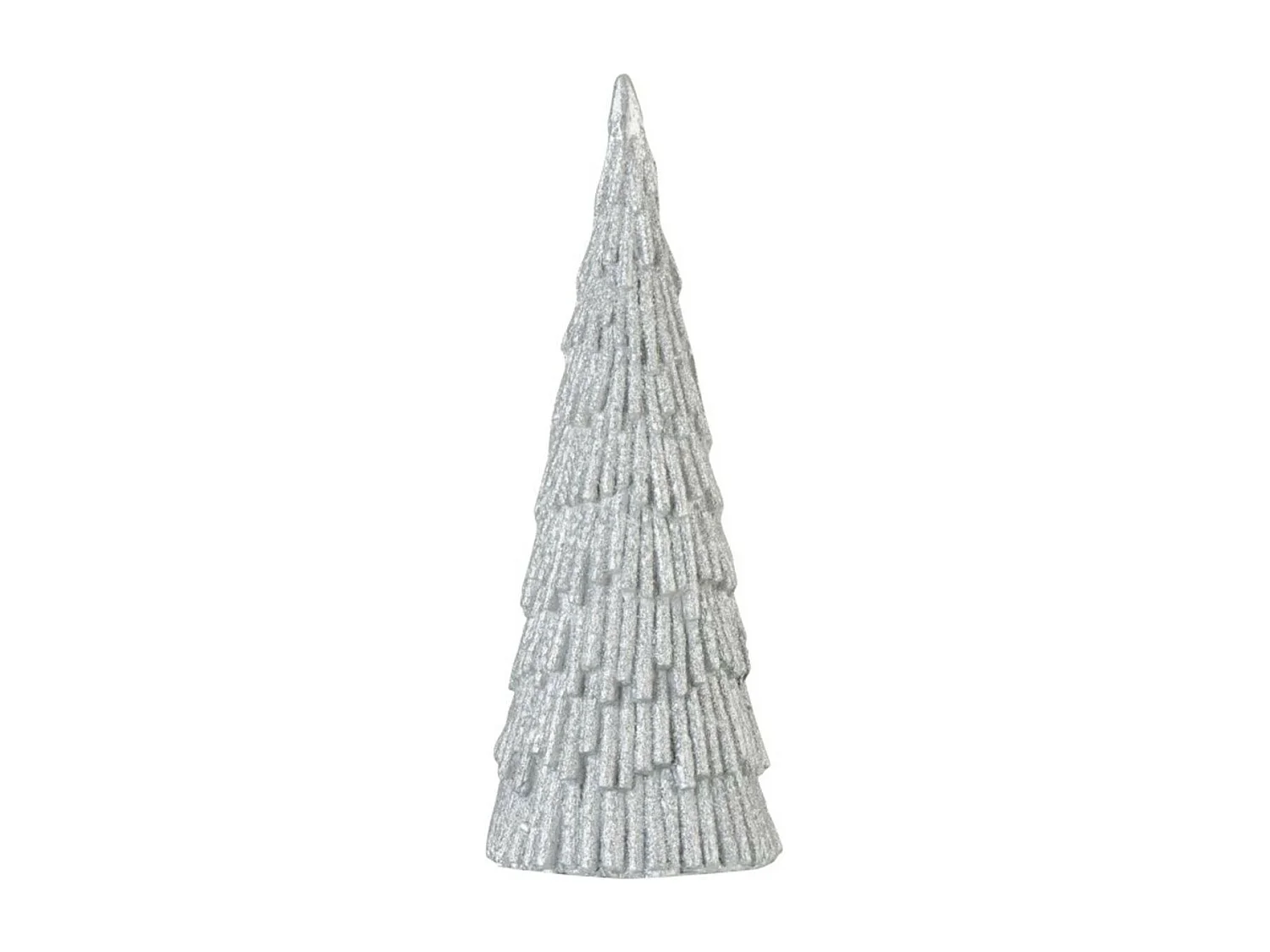 Statue Déco "Arbre de Noël" 40cm Argent
