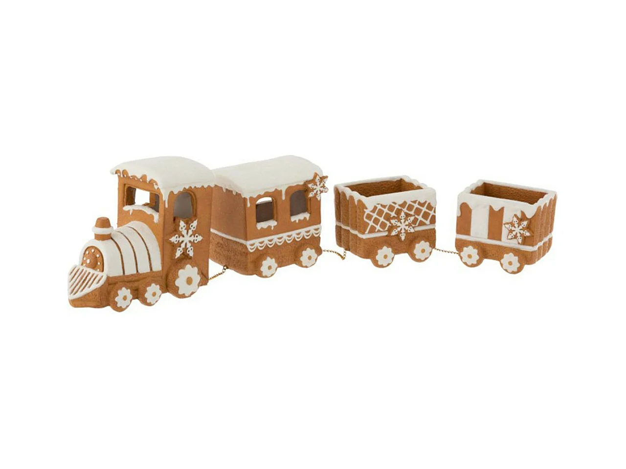 Train Déco "Pain d'Épice" 50cm Marron