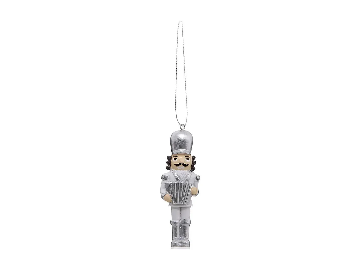 Lot de 3 Sujets de Noël "Casse Noisette" 10cm Argent