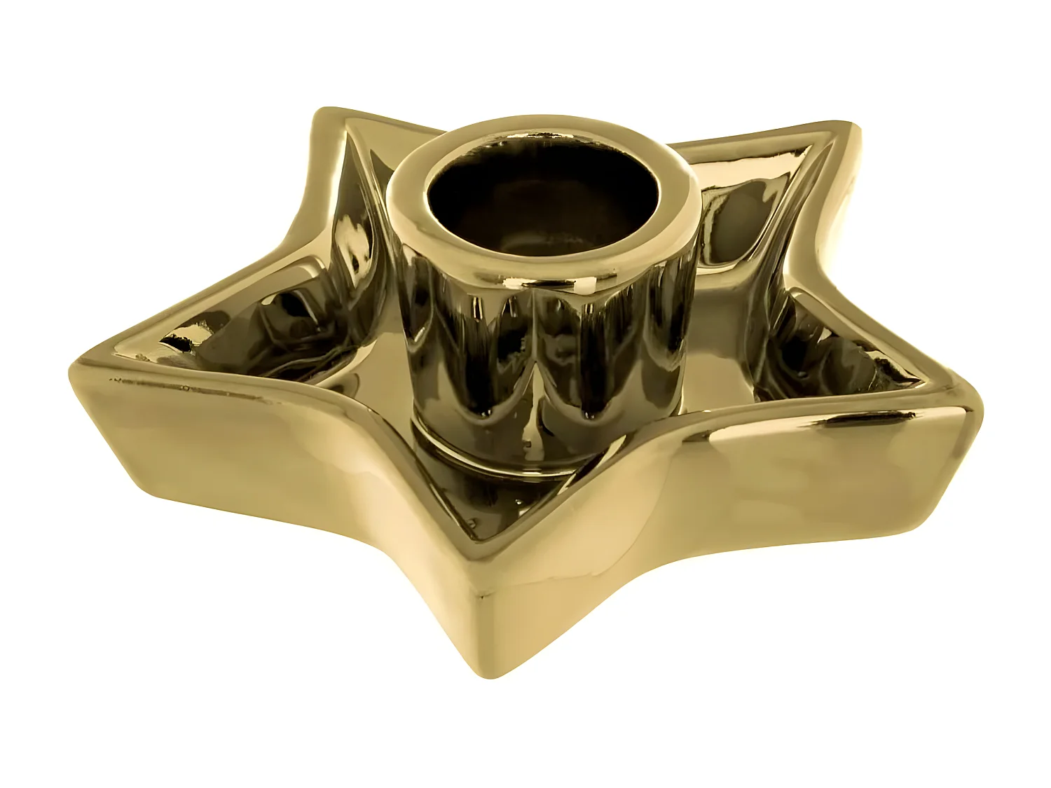 Photophore Étoile "La Maison des Couleurs" 10cm Or