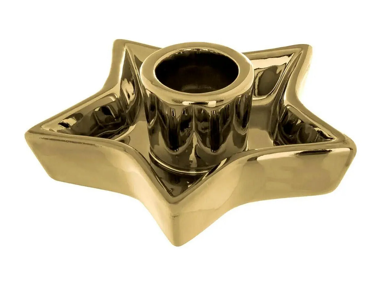 Photophore Étoile "La Maison des Couleurs" 10cm Or