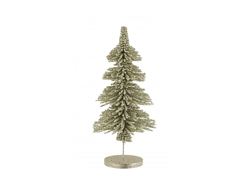 Sapin de Noël Déco "Paillettes" 56cm Vert Clair