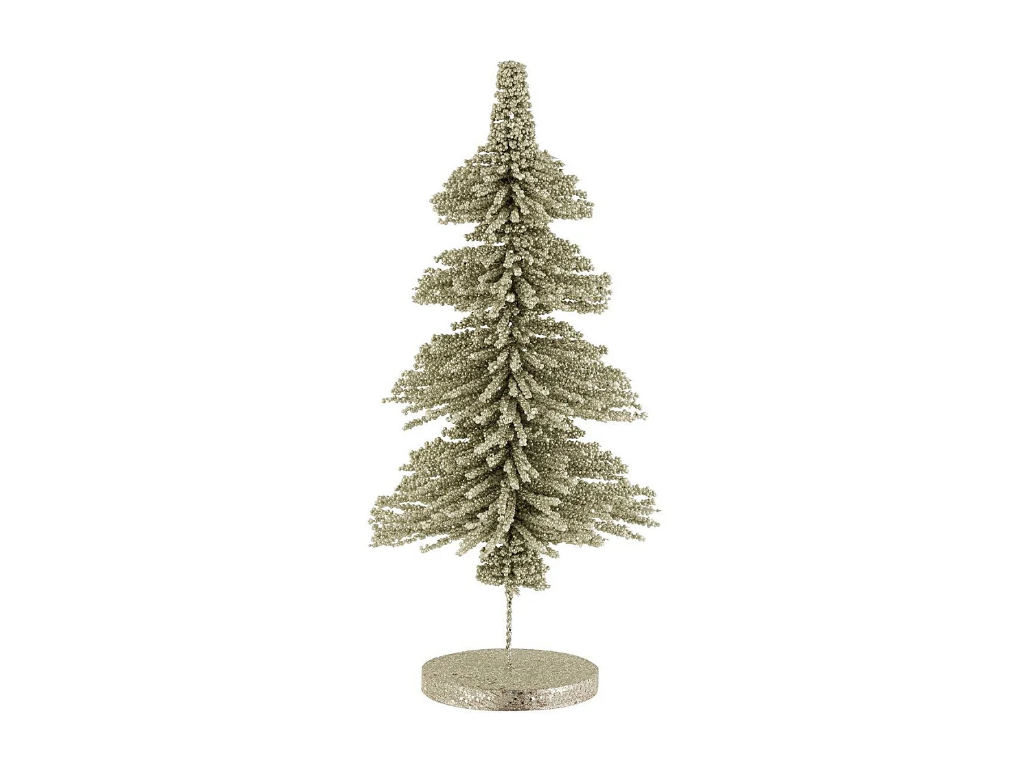 Albero di Natale in plastica verde 25x25x55 cm