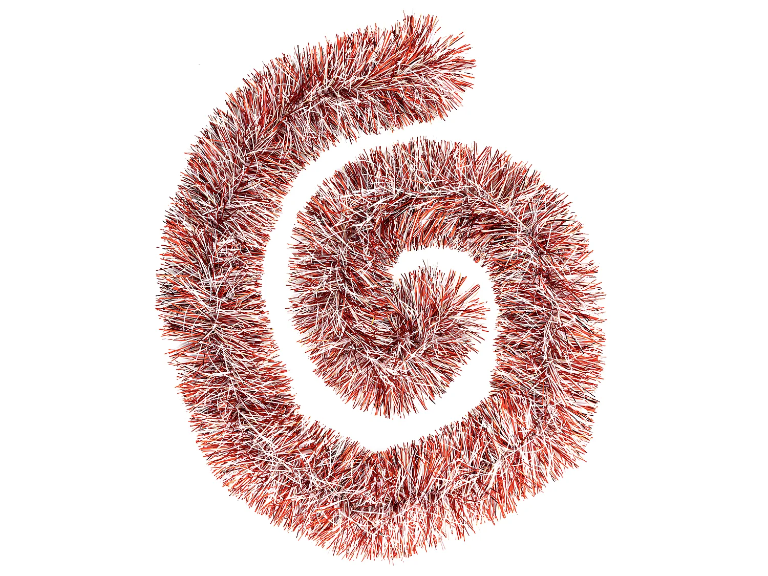 Guirlande de Noël "Maison" 200cm Rouge & Blanc