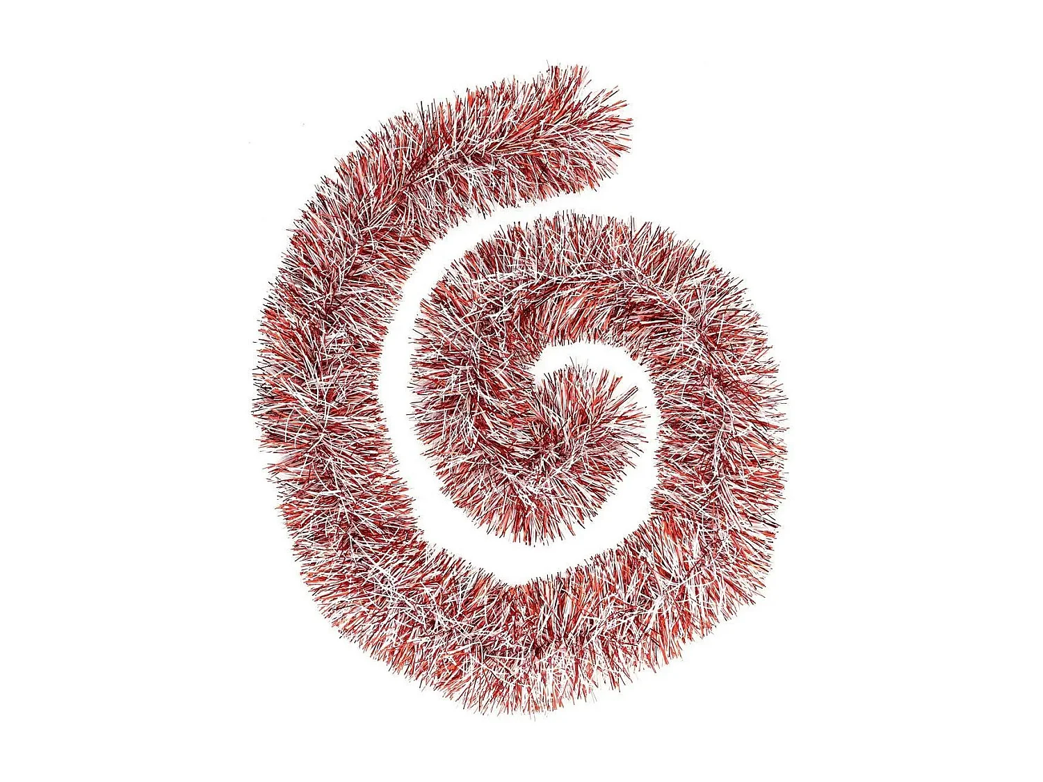 Guirlande de Noël "Maison" 200cm Rouge & Blanc