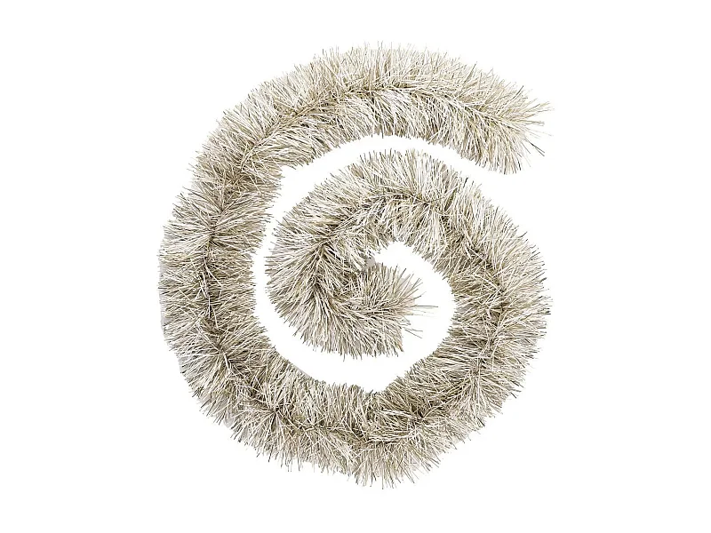 Guirlande de Noël "Maison" 200cm Or & Blanc